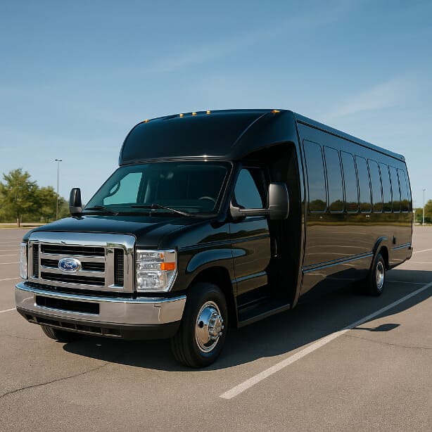 Richardson Shuttle Bus Rentals 18 Passenger Shuttle Bus